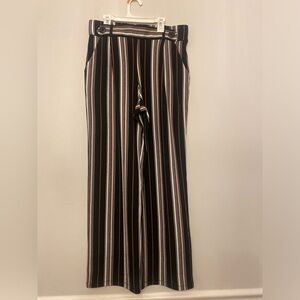 Cato Fashion Striped Women's Pants Sz M